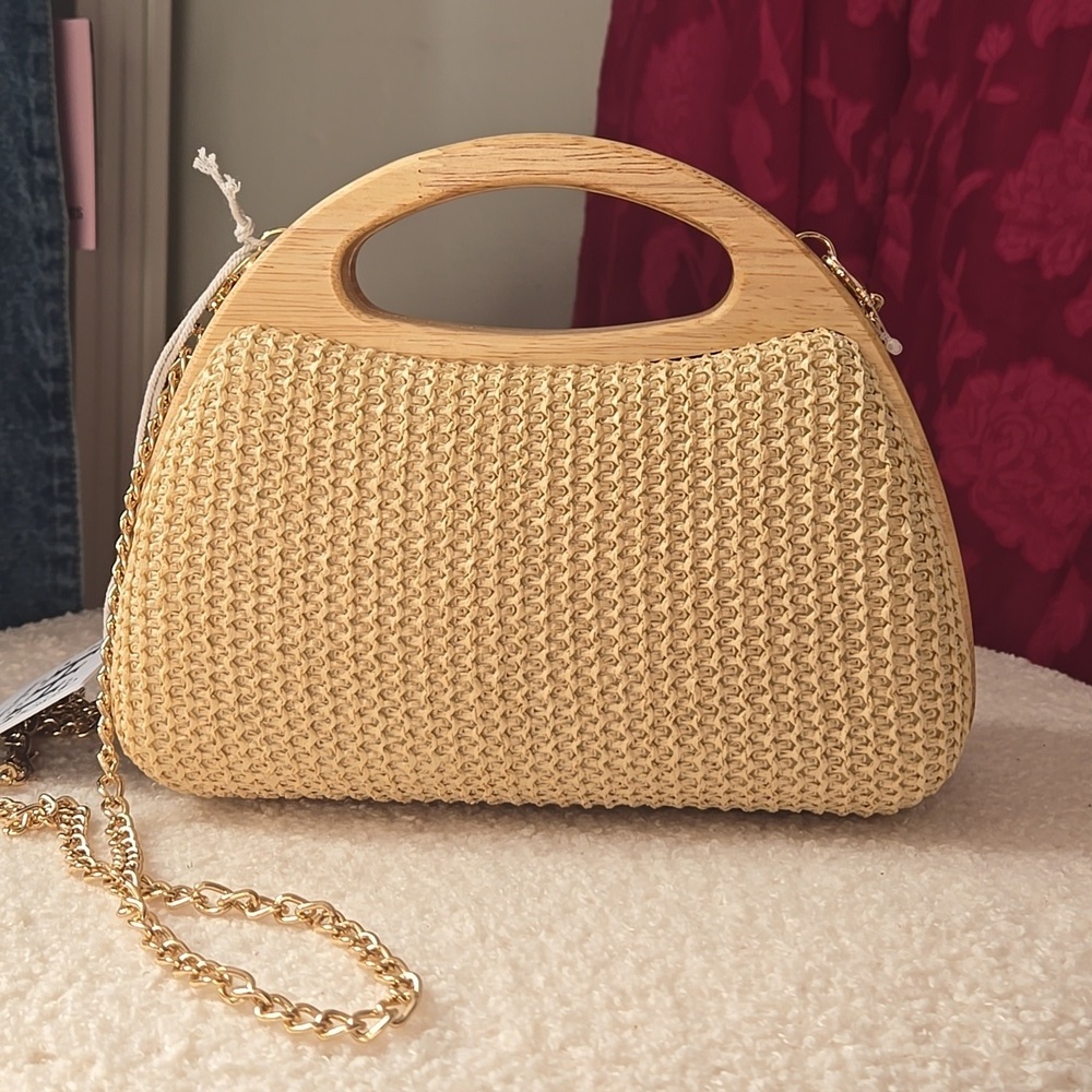 NWT Small Wood Clutch - Picture 5 of 7